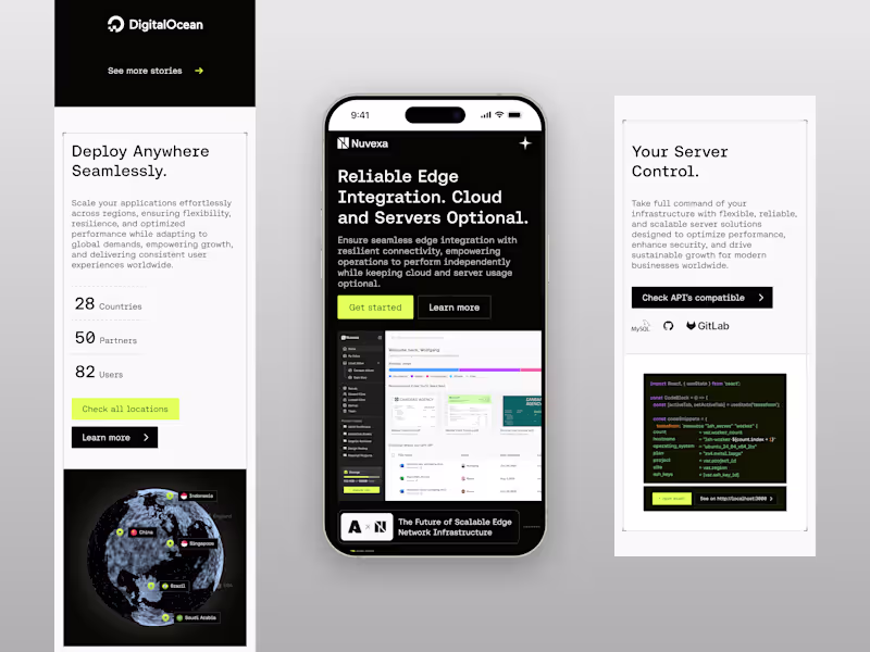 Cover image for Nuvexa - Cloud Responsive Landing Page