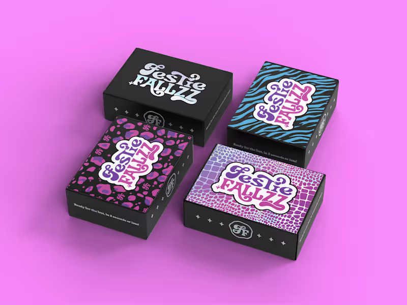 Cover image for Festie Fallzz Hair Extensions | Logo, Brand Identity, Marketing…