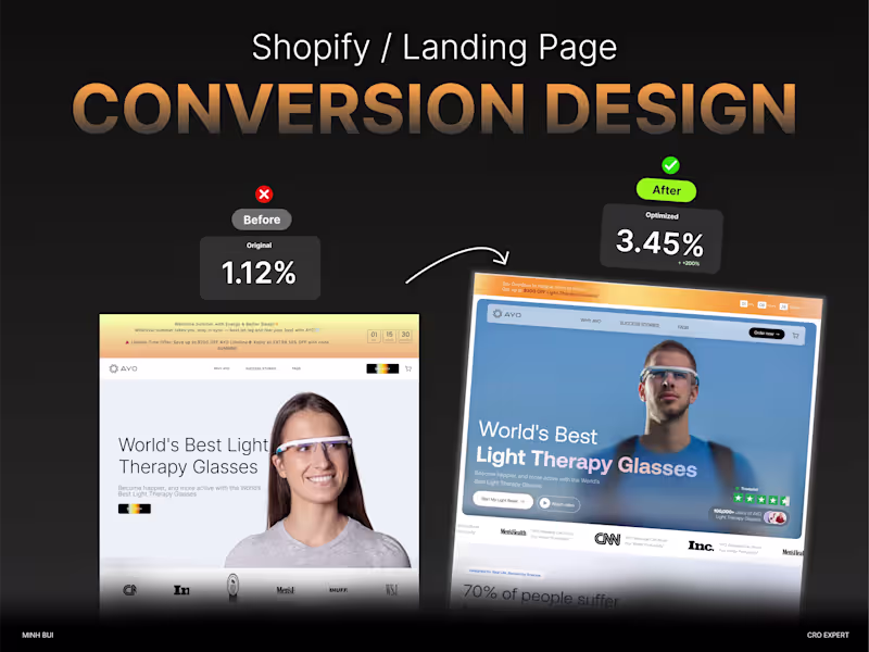 Cover image for Most light therapy brands stop at “clinical.” White backgrou...