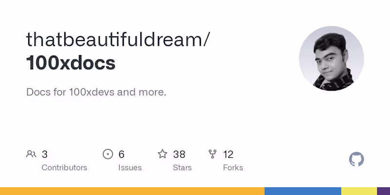 Cover image for thatbeautifuldream/100xdocs