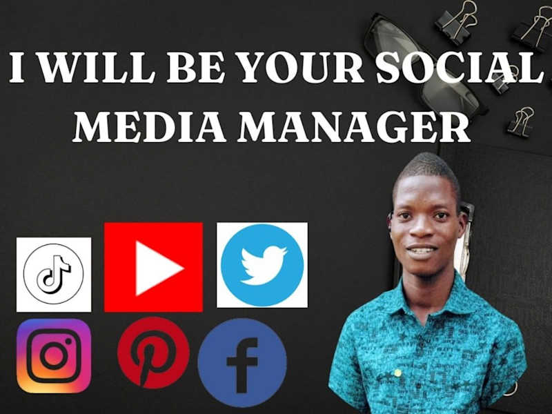 Cover image for I will be your social media marketing manager for your business