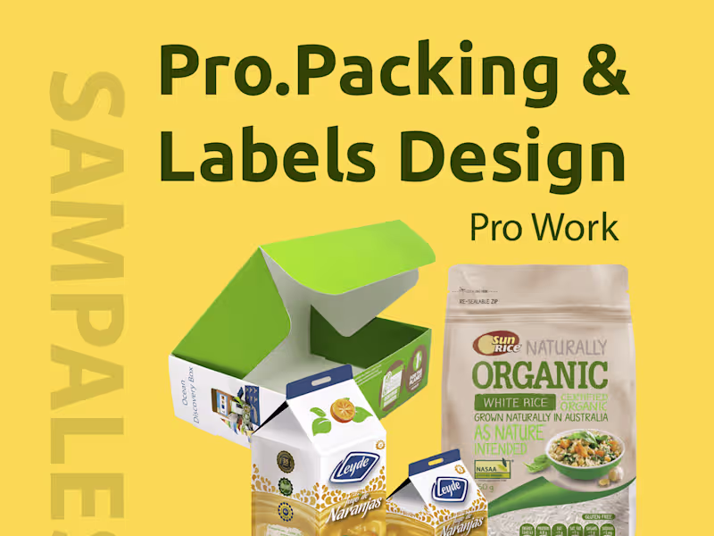 Cover image for Eye Catching Packing & Label Design