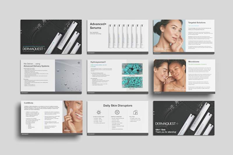 Cover image for DQ+ Skincare Line Launch - Presentation Design