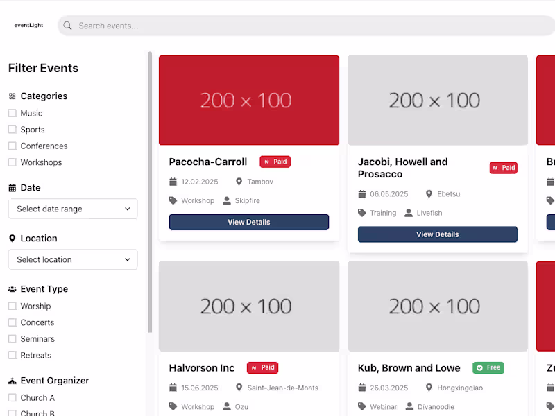 Cover image for EventLight