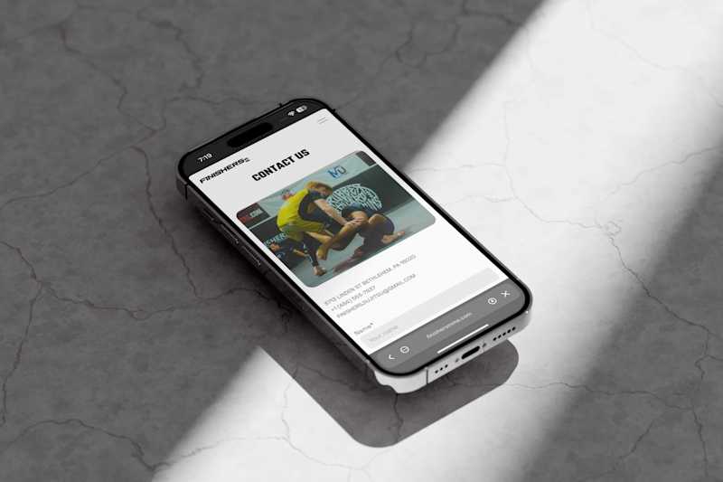 Cover image for Finishers MMA HQ website