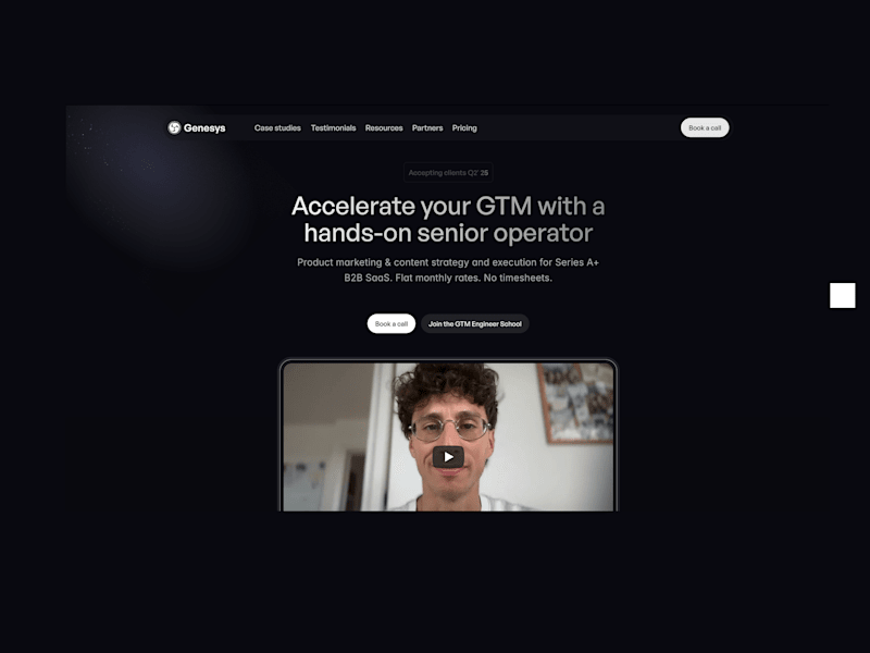 Cover image for Genesys Growth Website and Brand Design