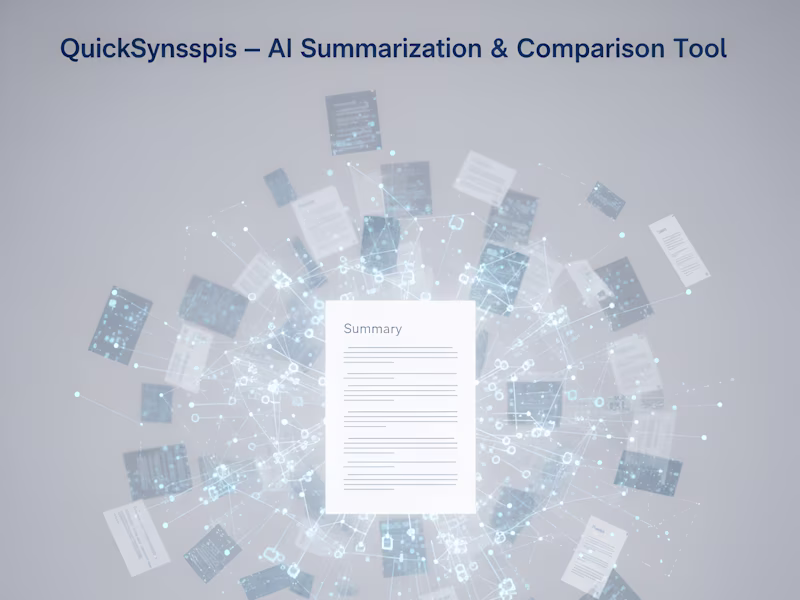 Cover image for Introducing QuickSynopsis, a fully-featured AI-based summari...