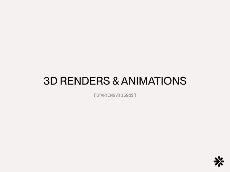 Cover image for 3D Renders & Animations