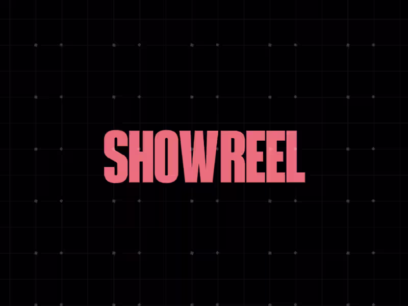 Cover image for Motion Design Showreel