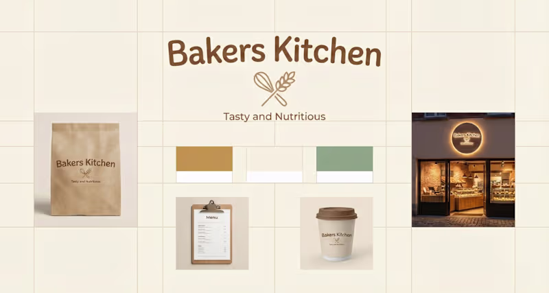 Cover image for Baker’s Kitchen — Concept Brand Identity System