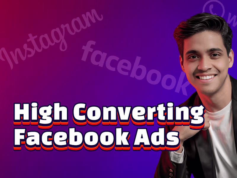 Cover image for Professional Facebook Ads Campaign Manager