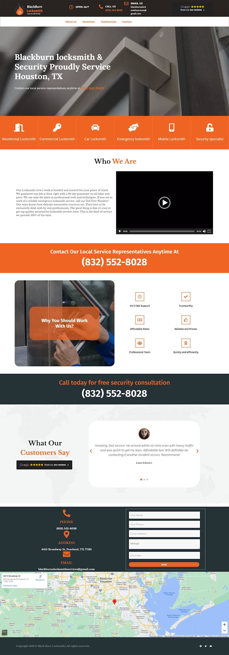 Cover image for Wordpress - Elementor PRO ➡️ BlackBurn Locksmith