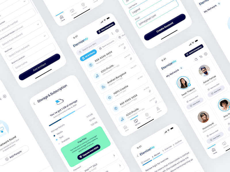 Cover image for App UI Design for Preserving Memories