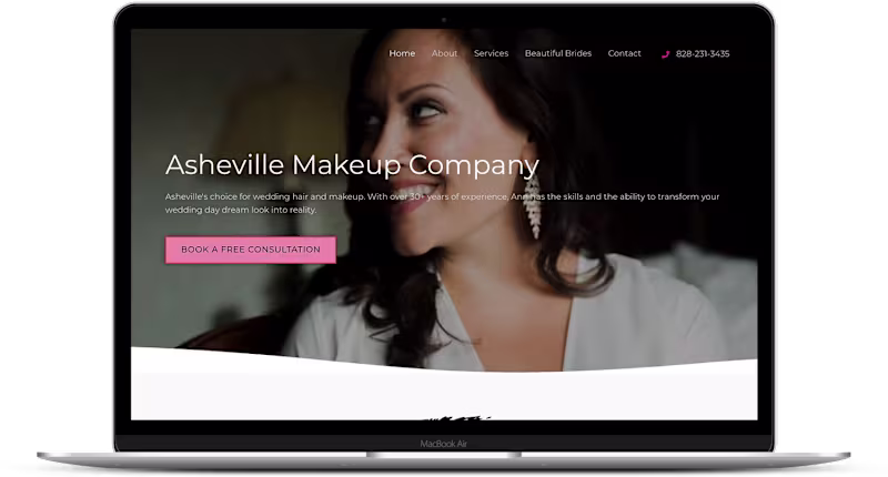 Cover image for Asheville Makeup Company — Asheville Brand & Web Designer | Thri
