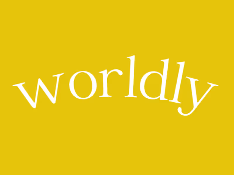 Cover image for worldly books