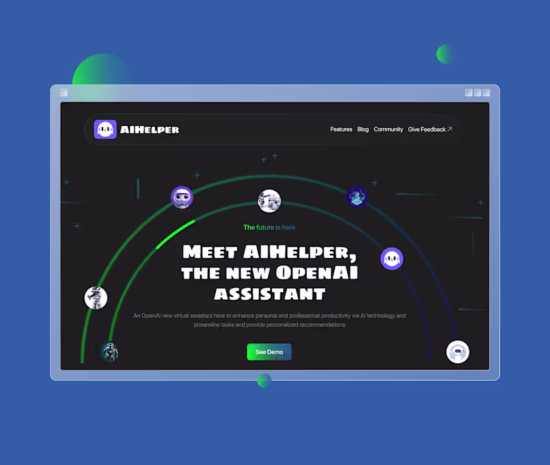 Cover image for AIHelper :: Behance