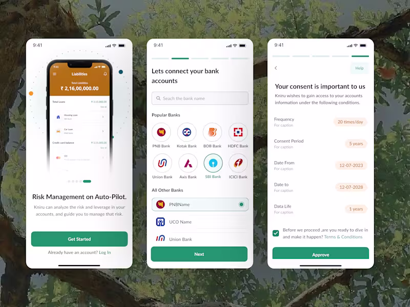 Cover image for Kniru - AI Fintech Mobile App Design