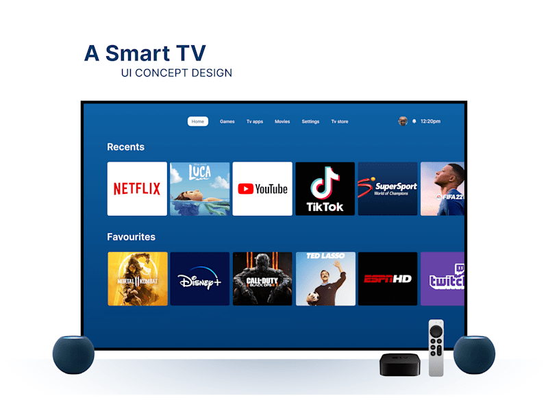 Cover image for SmartTv UI Design