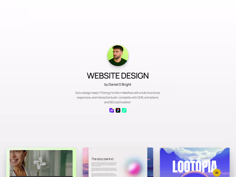 Cover image for Website • Design