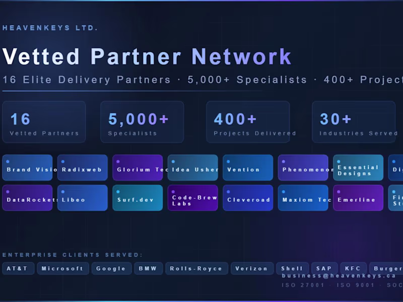 Cover image for Heavenkeys Ltd. — Vetted Partner