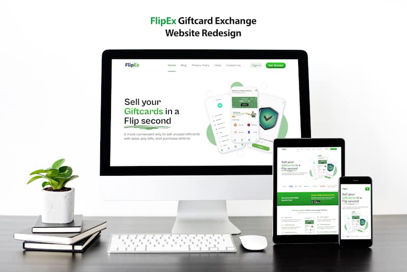 Cover image for FlipEx Landing Page | UI/UX Design