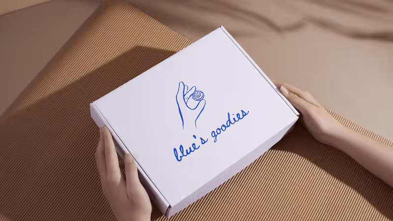 Cover image for Blue’s goodies - Catering branding