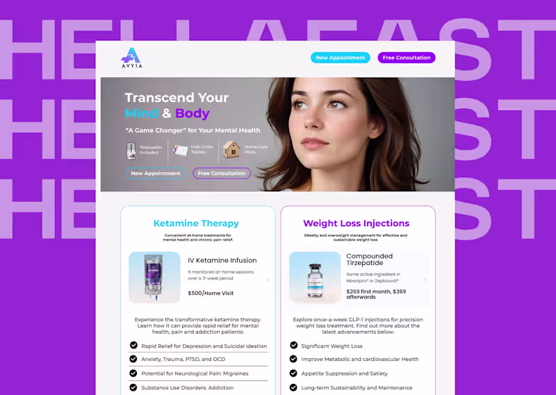 Cover image for WordPress + Elementor Pro Website / Medicine