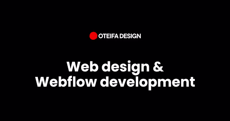 Cover image for Professional Webflow Design & Development