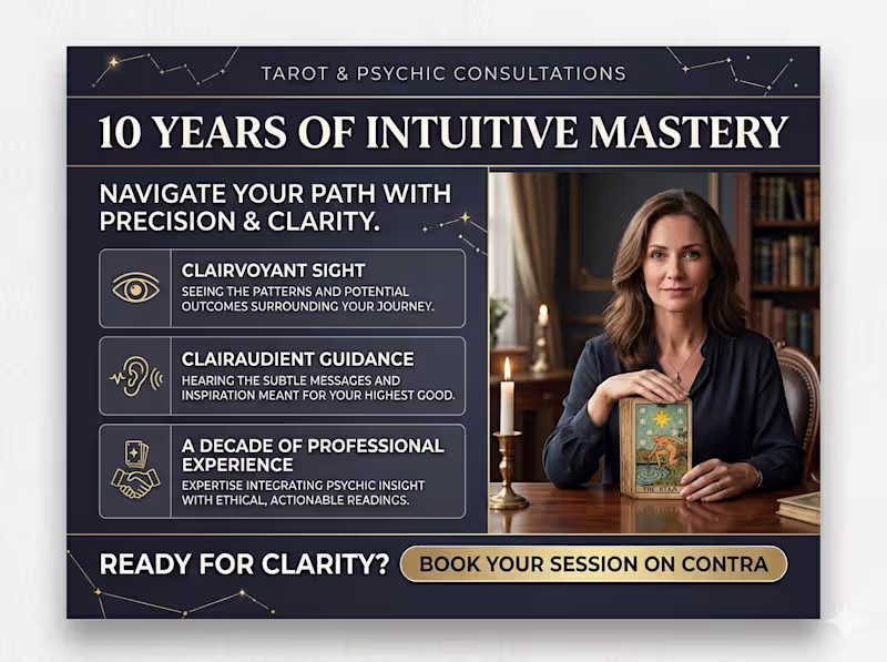 Cover image for Tarot & Psychic Consultation
