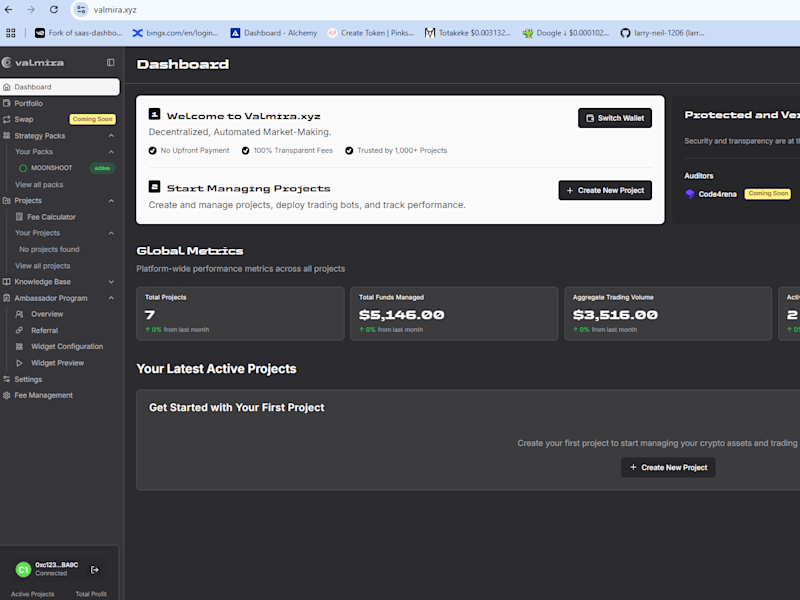 Cover image for Universal Token launch & Trading Bots platform