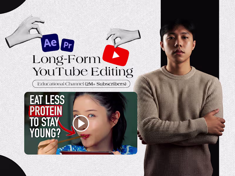 Cover image for Long-Form YouTube Video Editing for Educational Channel