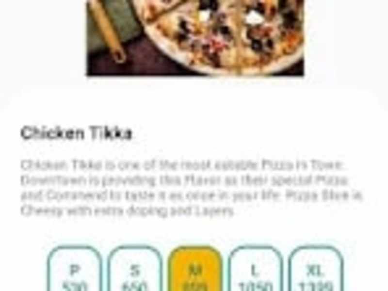Cover image for DOWN TOWN SLICE APP