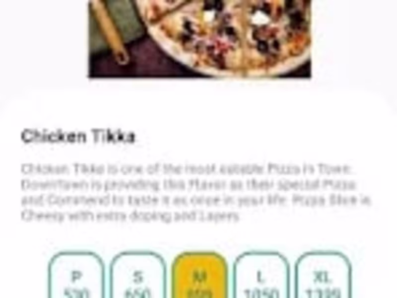 Cover image for DOWN TOWN SLICE APP