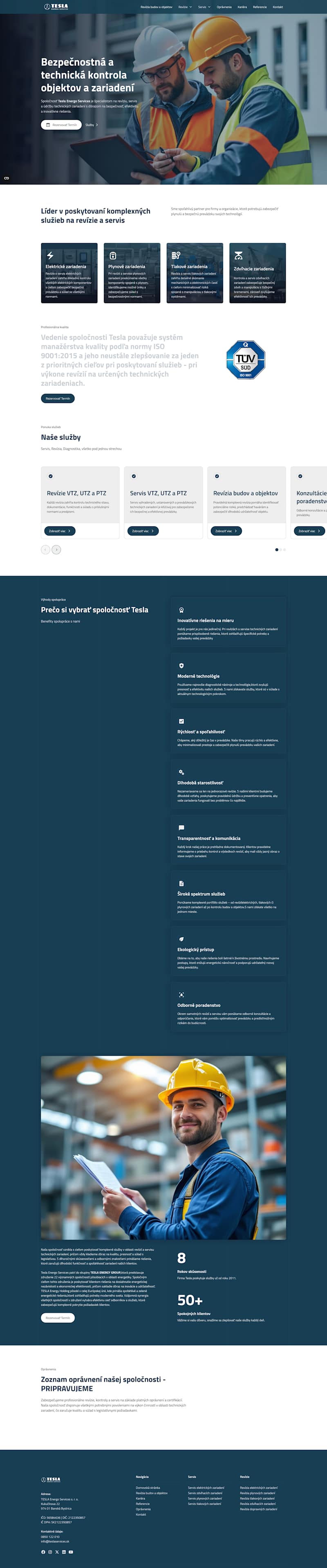Cover image for TeslaServices Webflow Build