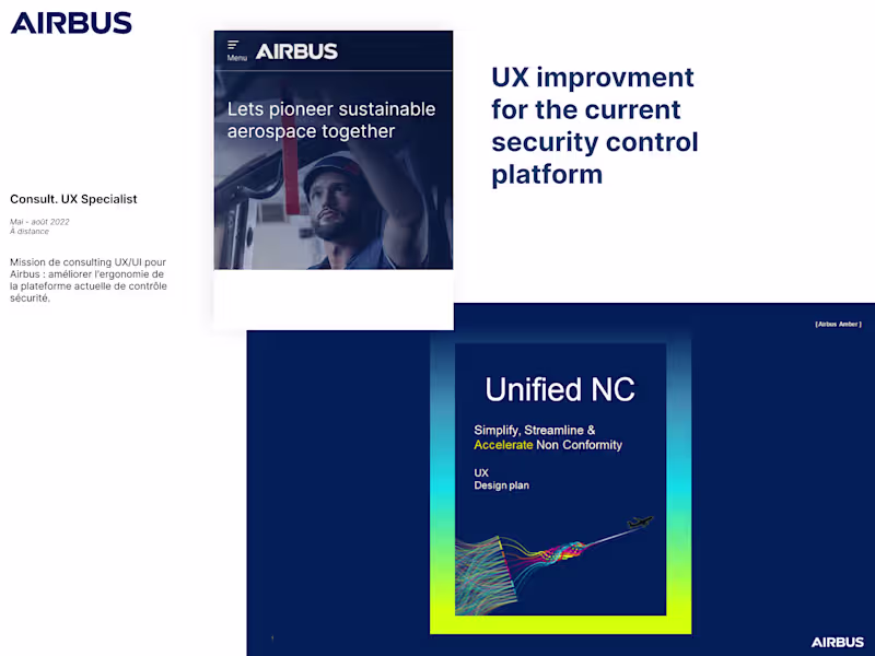 Cover image for UX/UI Audit for Airbus Security Platform
