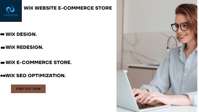 Cover image for I will Design and Redesign Wix website for E- Commerce store.