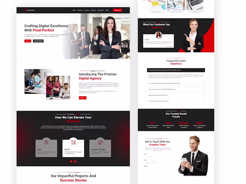 Cover image for Digital Agency Landing Page Design
I