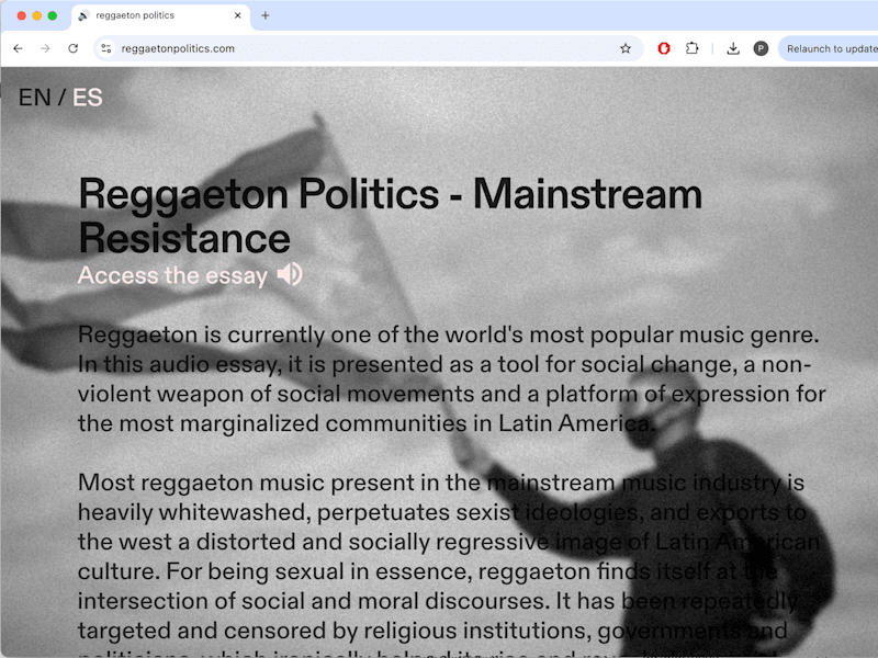 Cover image for Reggaeton Politics