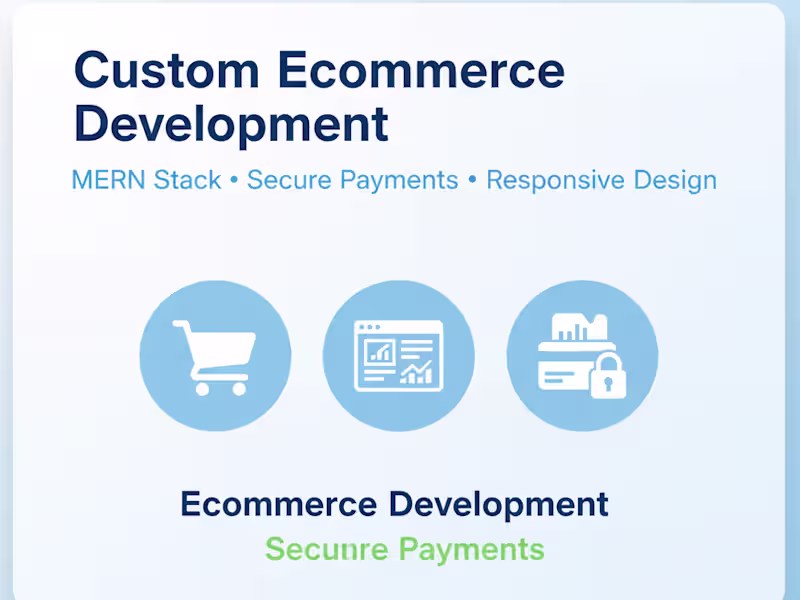 Cover image for Get a responsive eCommerce website tailored to your business