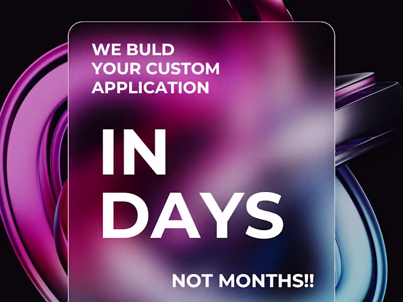 Cover image for Website Development in Days not Months!