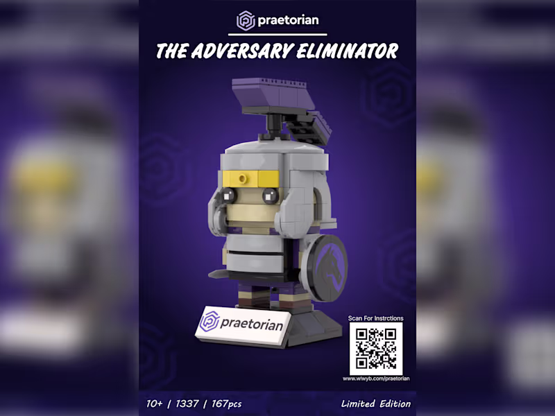 Cover image for Pretorian packaging sticker design