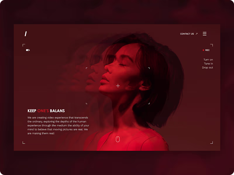 Cover image for BALANS: Award-winning Website for Video Production Studio