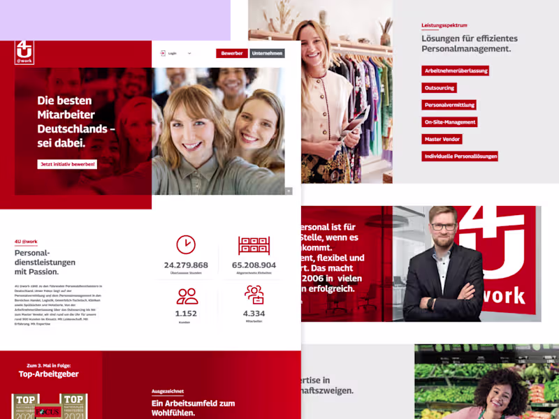 Cover image for 4u@work - Web Development