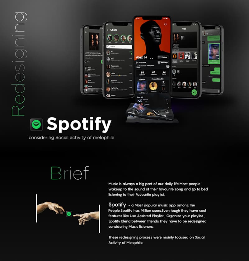 Cover image for Redesigning Spotify for Melophile :: Behance