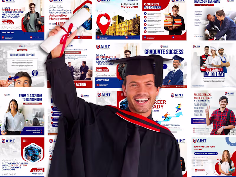 Cover image for Social Media Visual Strategy for AIMT