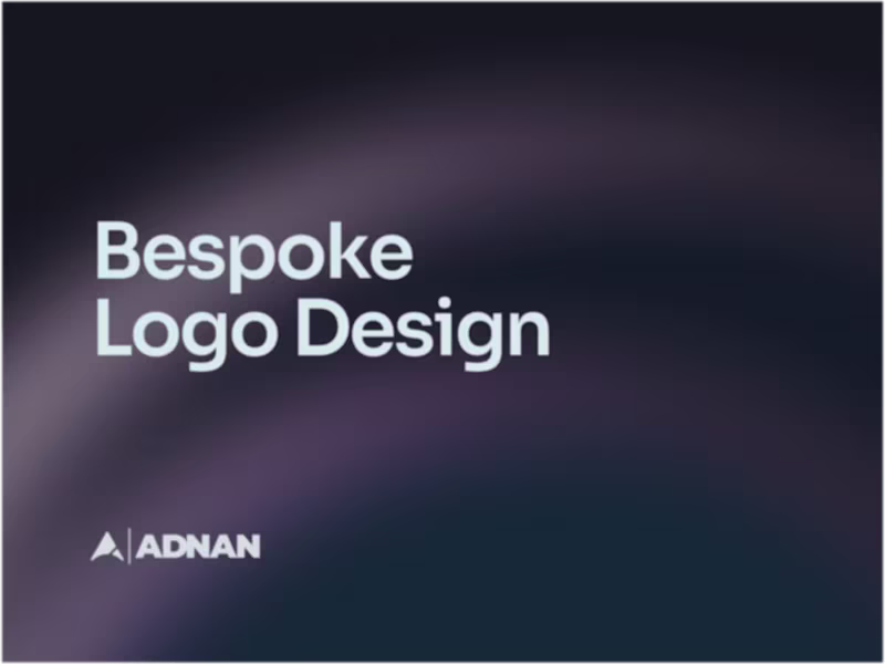 Cover image for Bespoke Logo Design Tailored for Your Business.