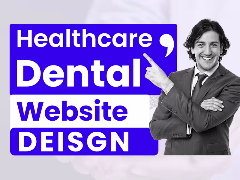 Cover image for I will design medical, healthcare, dental and doctor website