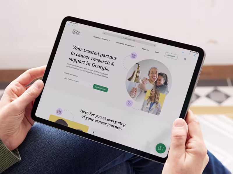 Cover image for Through a partnership with Georgia CORE, we reimagined their...