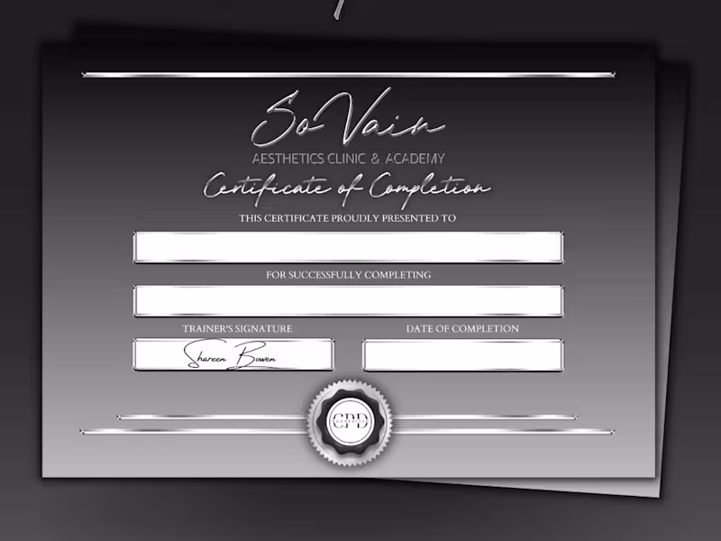 Cover image for 🖤 BESPOKE CERTIFICATE DESIGN 🖤