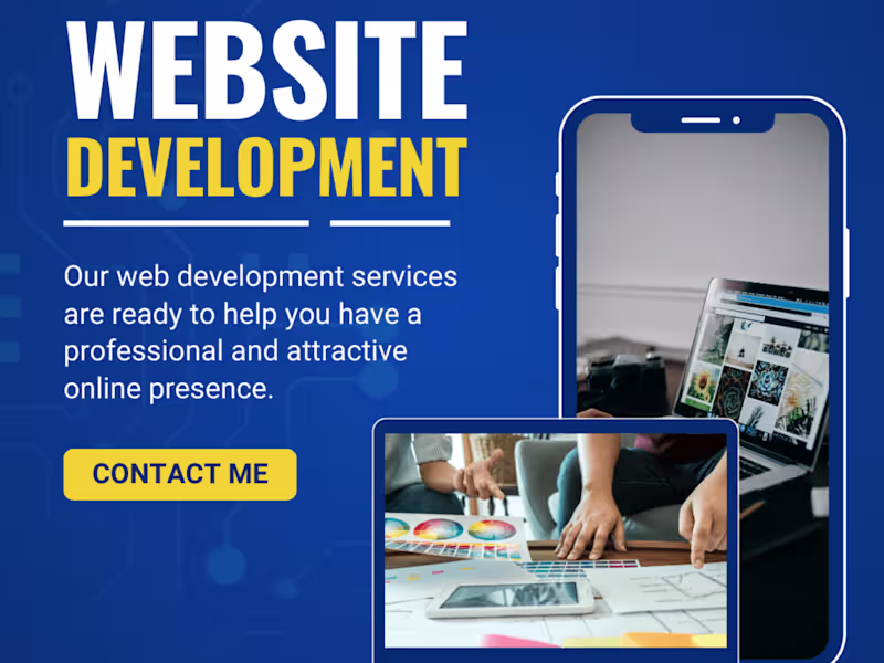 Cover image for Website Design & Development